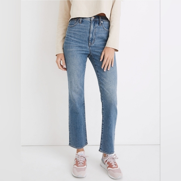 ❤️ MADEWELL HIGH RISE SLIM DEMI-BOOT JEANS, 23 - Picture 1 of 13